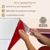 Zandloper - Symmetrisch - Rood - Paars keuken achterwand spatscherm klein -spatscherm_NL