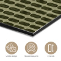 Ritmisch - Effect - Groen aluminium wit klein 46 -closeup_NL