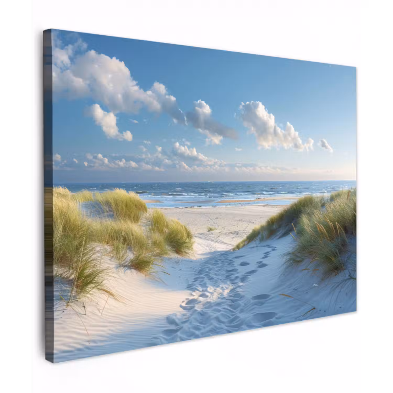 Leinwandbild - Duinen - Zomer - Zon - Landschap - Zee