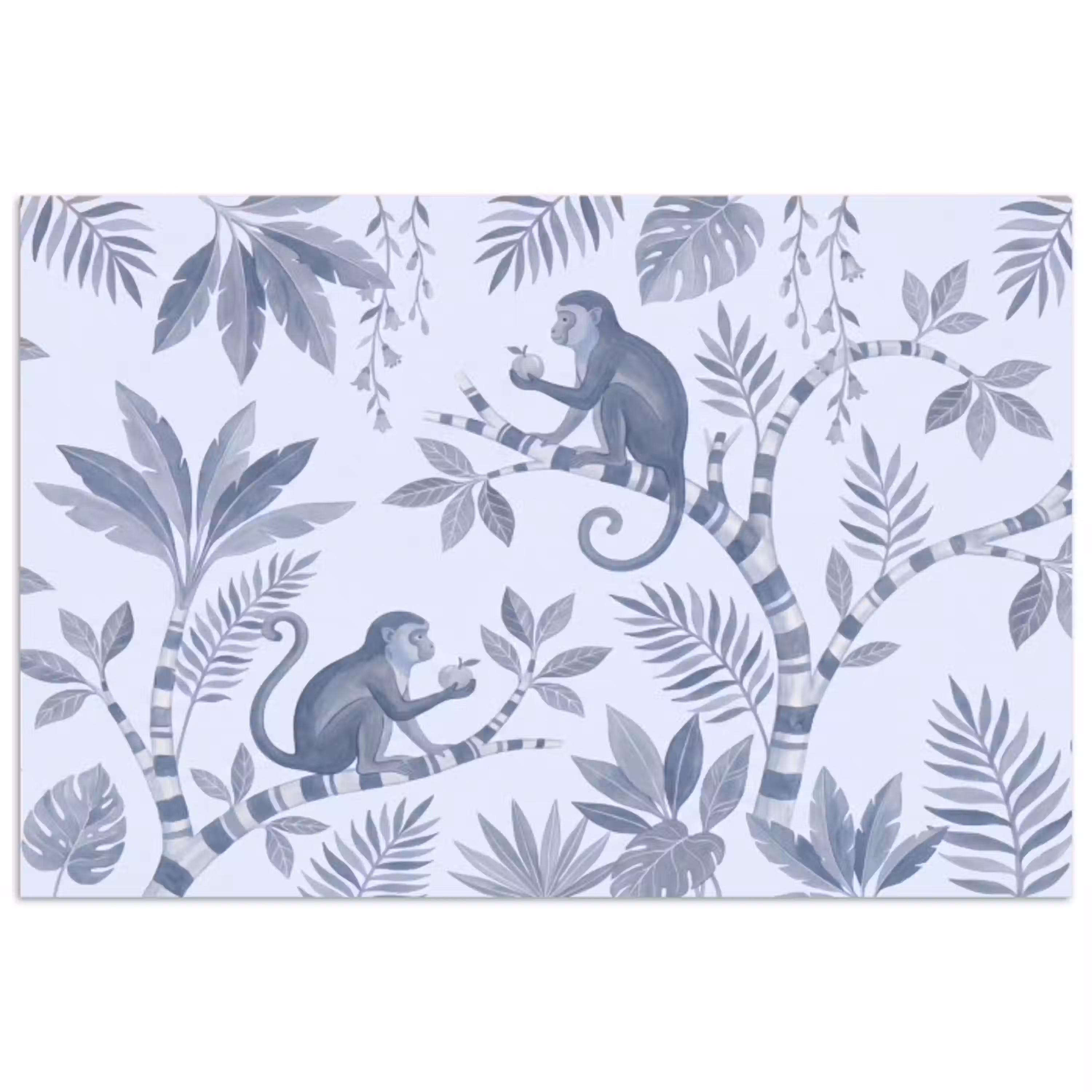 Aap - Boom - Bladeren - Jungle - Illustratie poster papier klein -3d