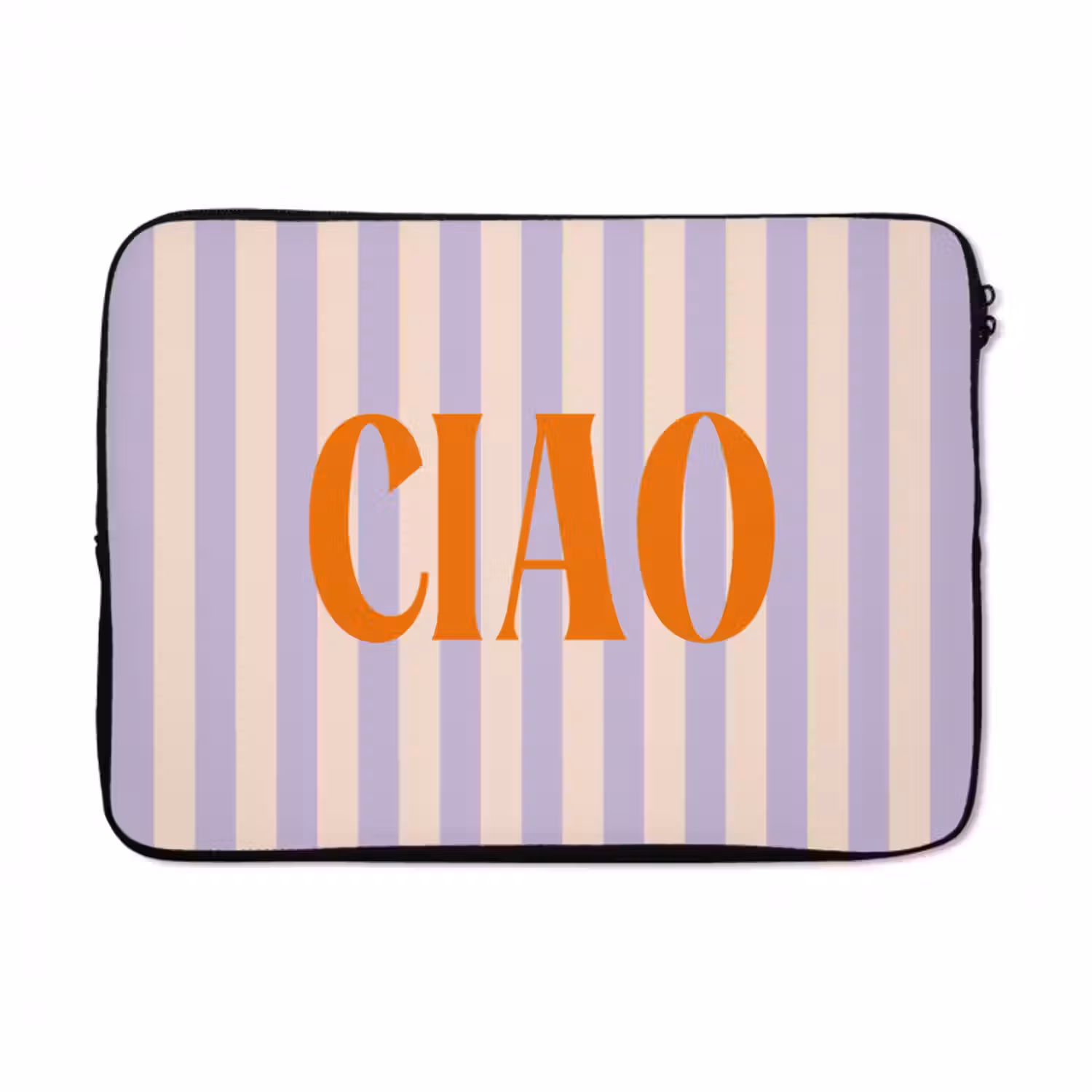 Laptop hülle - Ciao - Zitat - Pastell - Streifen