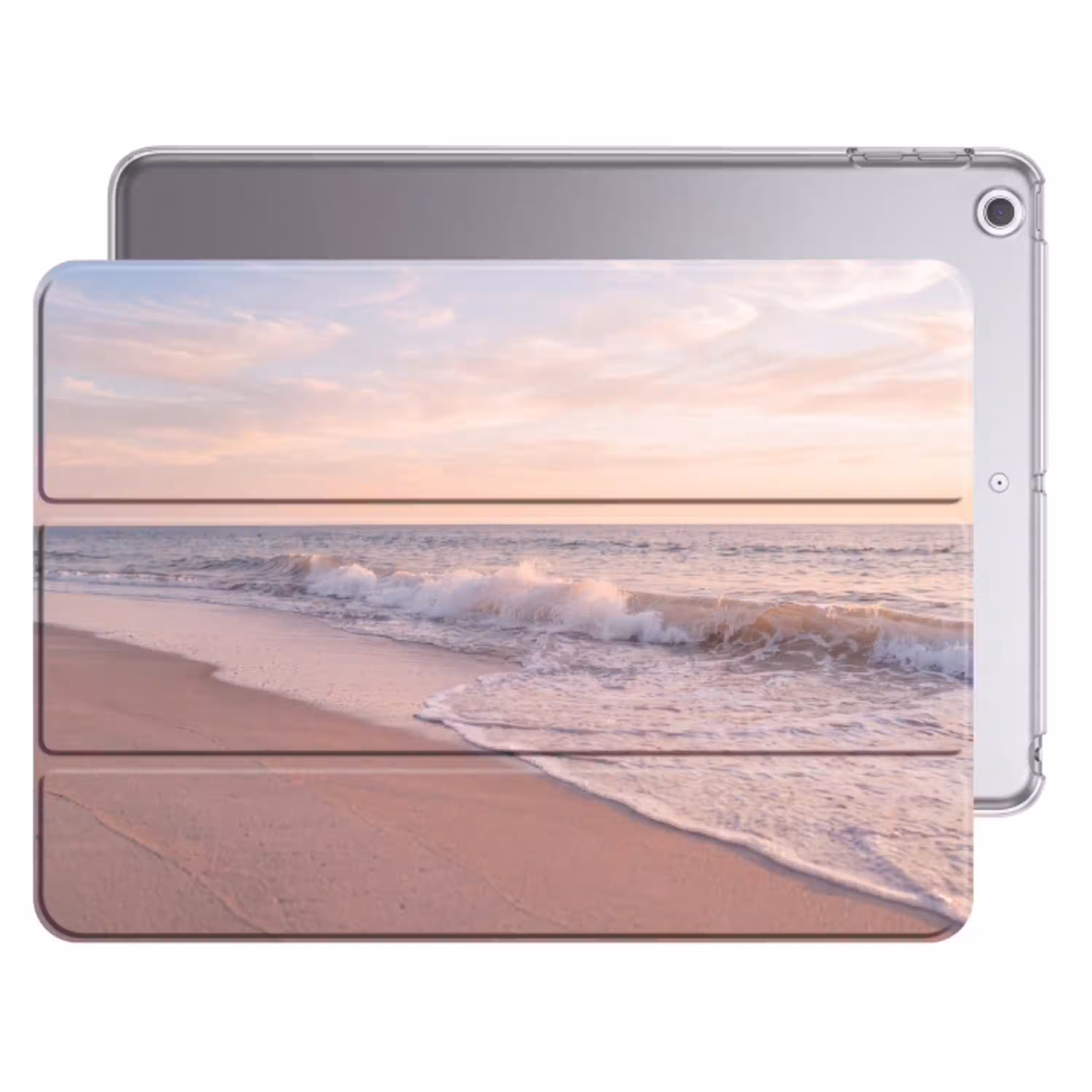 Strand - Zee - Golven - Natuur - Zonsondergang Apple iPad 2017 middel -threedimensional_3d_global