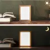 Wit - Marmer - Grijze aders Light Box met kabel (Tafellamp) klein 925 -sfeer3