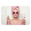 Vrouw - Roze - Wijn - Zonnebril WCmat klein -3d