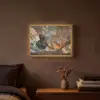 Bladeren - Bruin - Herfst - Natuur Light Box met batterij (Wandlamp) middel -sfeer4