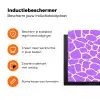 Paars - Vlekken - Geel - Pastel Inductie beschermer vinyl 3mm klein 276 -zzzzzzz-td-ups