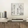 Zilver - Bestek - Hout plexiglas 5mm klein -sfeer1