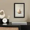 Knoflook - Natuurlijk - Beige fotolijst zwart zonder passe partout klein -sfeer1