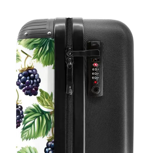 Vintage fruit - Bramen NBS - Handbagage koffer - Kinderen Unisex middel -slot