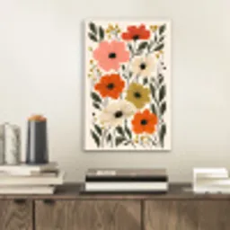 Veldbloemen - Stengels - Blaadjes - Groen aluminium wit klein -sfeer1