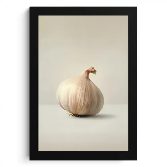 Knoflook - Natuurlijk - Beige KitchenYeah - Keuken - Fotolijst klein -3d