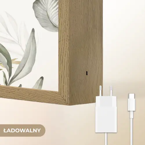 Giraffe - Bladeren - Kinderen - Dieren - Jungle Light Box met batterij (Wandlamp kind) middel -USP_websiteoplaadbaarNL