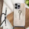 Lepel - Verf - Zilver Hoesje iPhone 16 Pro Max met koord klein -sfeer4