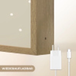 Eenhoorn - Wit - Stippen Light Box met batterij (Wandlamp) middel -USP_websiteoplaadbaarDE