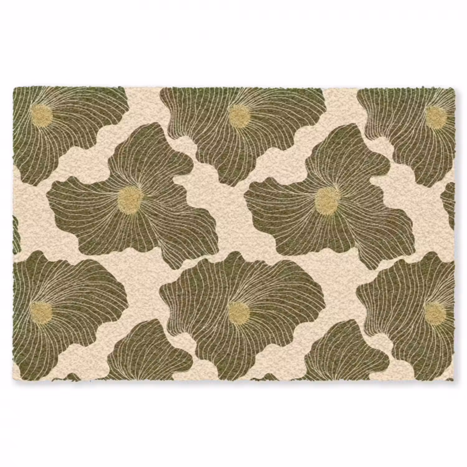 Teppich - Modern - Abstrakt - Grün
