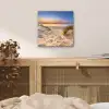 Duin - Zonsondergang - Horizon - Strand - Gras aluminium wit klein -sfeer3