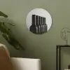 Wijnflessen - Zwart - Minimalistisch Akoestische PET Vilt - Rond klein -sfeer2