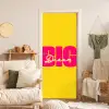 Dream big - Geel - Roze deurposter klein -sfeer2