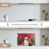 Feestvreugde - Winterbos - Kleurrijk keuken achterwand spatscherm klein -voor_na_NL