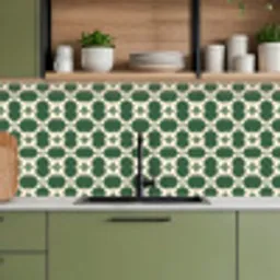 Tegel - Klassiek - Groen keuken achterwand 2 middel 871 -sfeer3