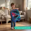Raceauto - Baan - Neon - Verlichting Kinderkoffer - Blauw klein -sfeer2_NL