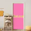 Roze - Groene Bonjour - art-deco deurposter klein -sfeer4
