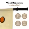 Vis - Oranje - Strepen Wandkleed katoen klein -sfeer2
