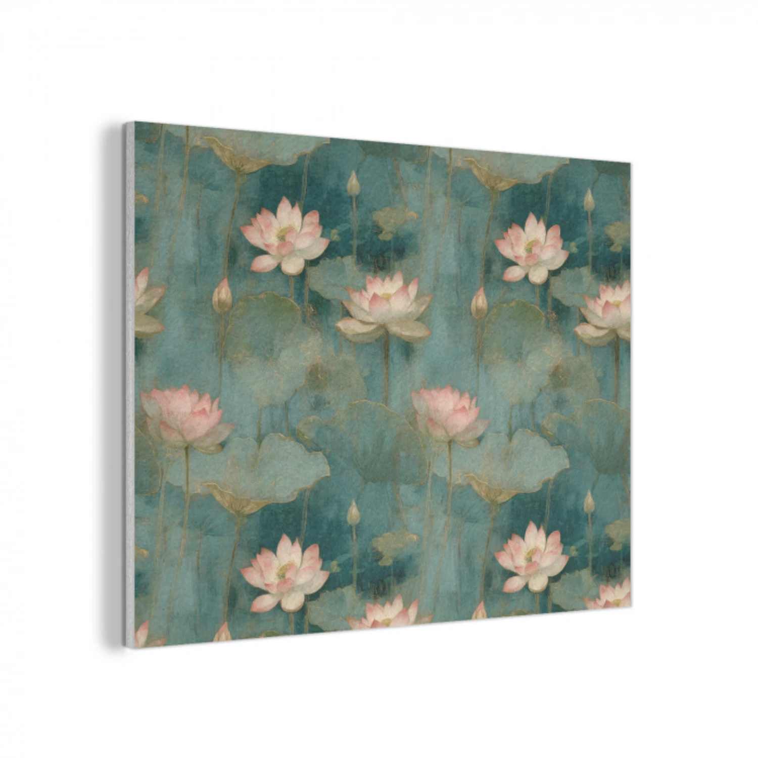 Botanisch - Bloemen - Roze PET vilt klein 837 -3d
