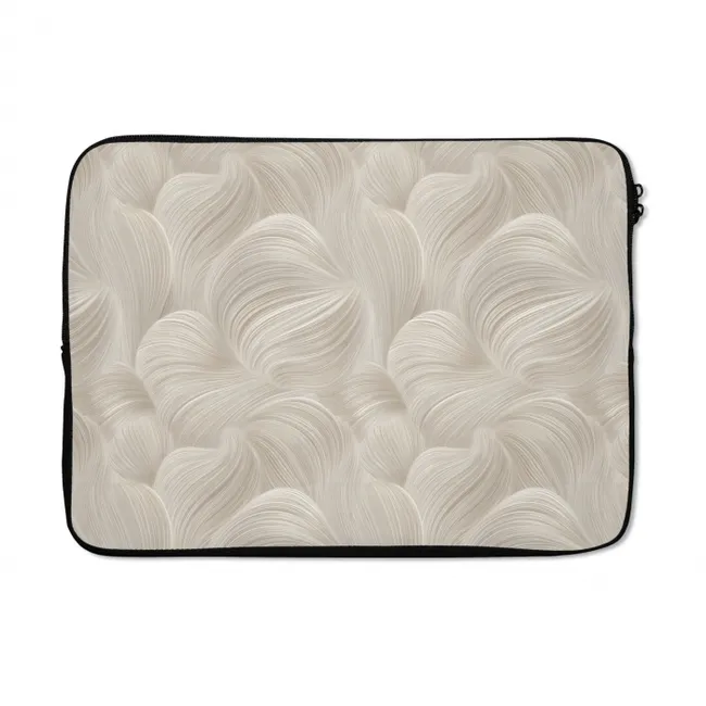Laptophoes Lijnen - Waaier - Beige