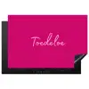 Toedeloe - Roze Inductie beschermer vinyl 3mm klein -3d