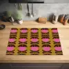 Abstract - Bloemen - Roze Inductie beschermer vinyl 3mm klein 276 -sfeer5