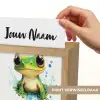Kikker - Groen - Water - Dieren Light Box met kabel (Kinderlampje) klein -USP_websiteprintNL
