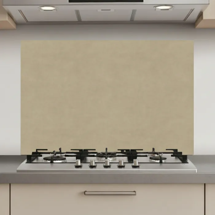 Zandkleur - Korrelige structuur - Beton keuken achterwand spatscherm klein 900 -3d_website
