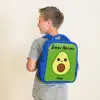 Kawai - Avocado - Groen Kinderrugzak - Blauw middel -sfeer2