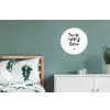 Zonnetje, wijntje & kletsen - Quotes - Tekst - Zomer - Wijn Wandcirkel aluminium klein -slaapkamer