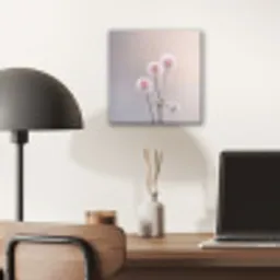 Bloemen - Bollen - Roze aluminium wit klein -sfeer5