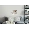 Contourlijnen - Abstracte landschap Muursticker klein -slaapkamer