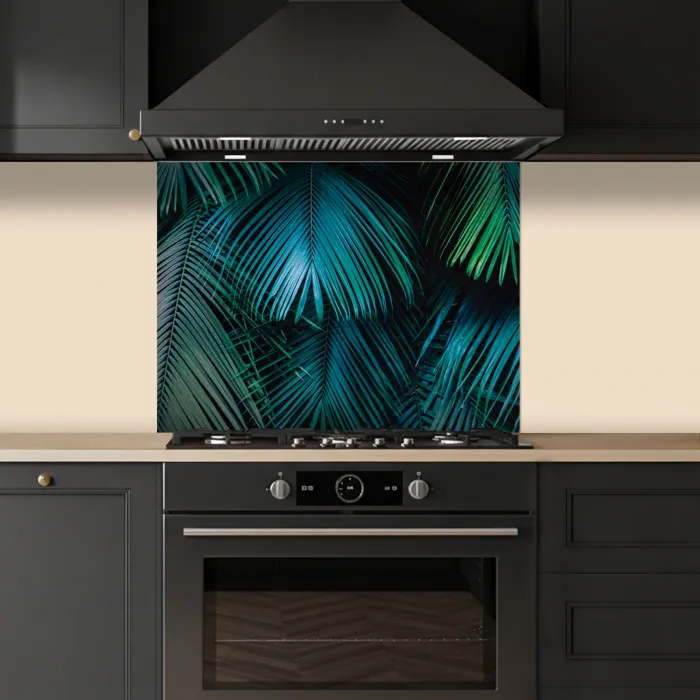 Jungle -  Palmblad - Natuur keuken achterwand spatscherm middel -sfeer1
