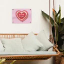 Liefde - Hart - Valentijn tuinposter los doek klein -sfeer7