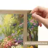 Natuur - Landschap - Bloemen - Kleurrijk Light Box met batterij (Wandlamp) middel -USP_websiteprintNL