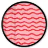 Speels - Patroon - Rood Fotolijst rond zonder passe partout klein 856 -3d