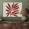 Tak - Bladeren - Rood PET vilt klein -sfeer2