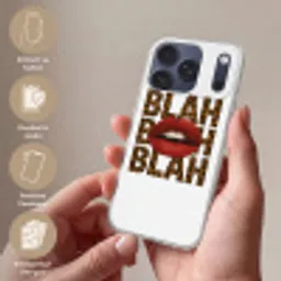 Lip - Rood - Quote Telefoonhoesje iPhone 17 Pro klein -sfeer3_DE