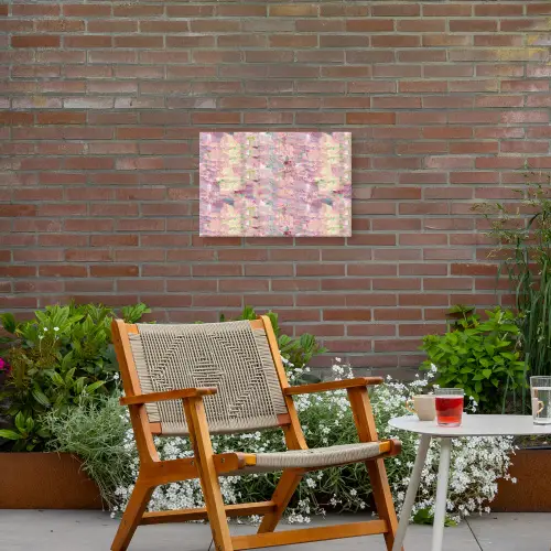 Multi - Zacht - Verf Tuinposter op houten frame 2 cm dik klein 845 -sfeer3