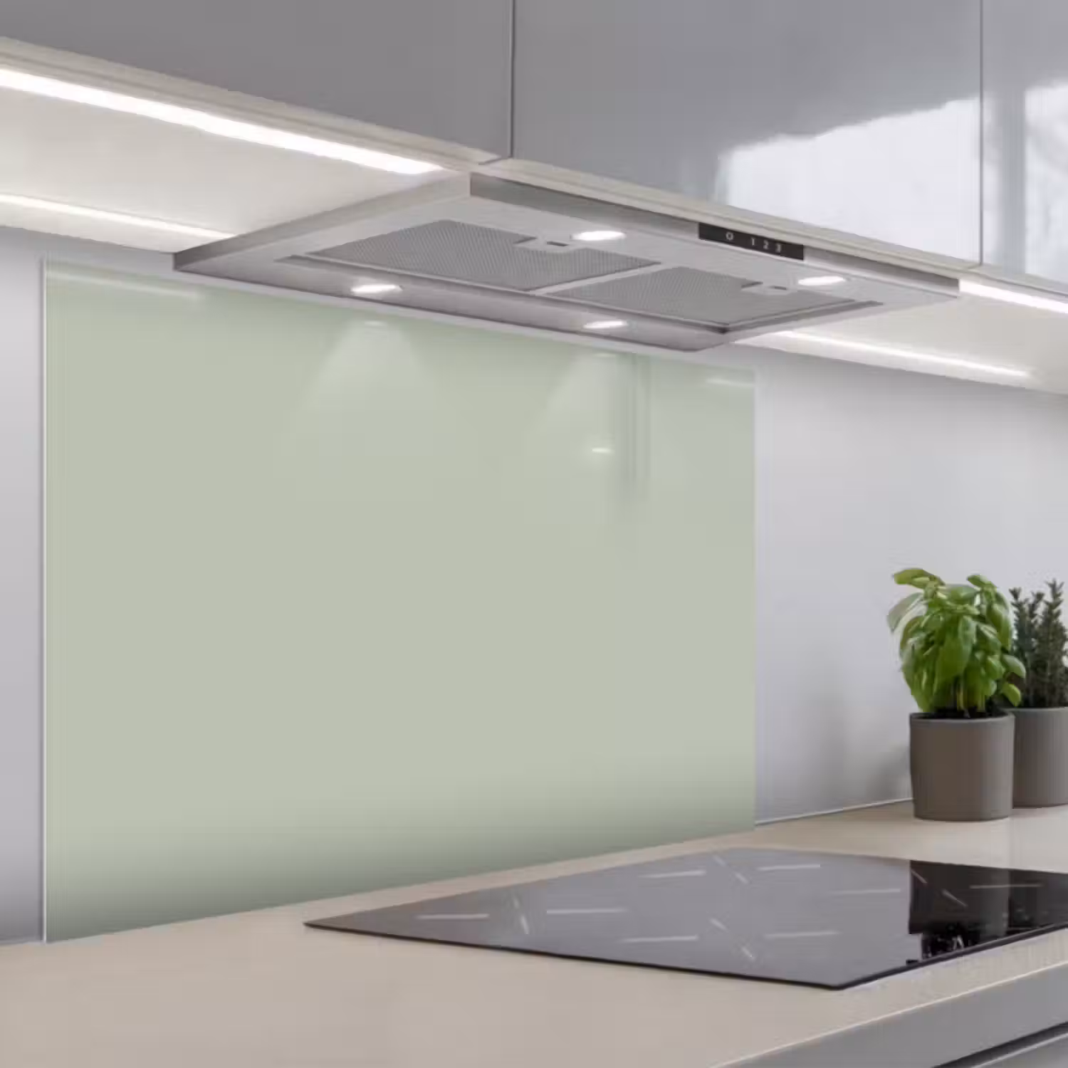 Spatscherm keuken - Mintgroen - Effen kleur