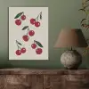 Kersen - Blaadjes - Rood PET vilt klein -sfeer2