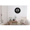 Aardbei - Zaadstructuur - Realistisch Wandcirkel aluminium klein -woonkamer