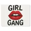 Lip - Girl - Rood - Letters muismat rubber klein -3d