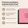 Tekst - Rood - Moederdag Inductie beschermer vinyl 3mm middel -usfeer2_FR