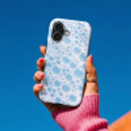 Schuim - Bubbels - Blauw Toughcase MagSafe Apple iPhone 17 klein -Sfeer1V